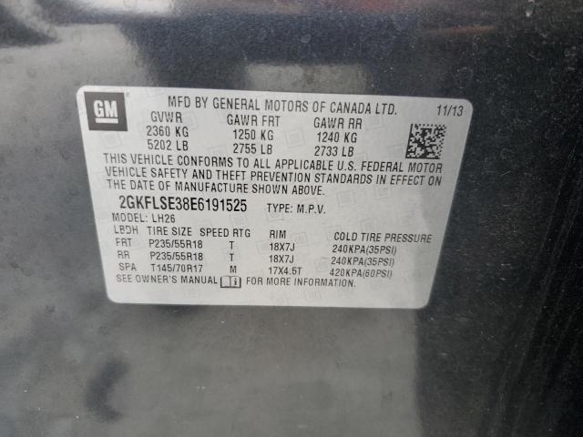 2GKFLSE38E6191525 GMC Terrain Slt