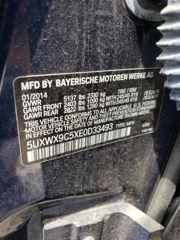 5UXWX9C5XE0D33493 BMW X3 Xdrive28i