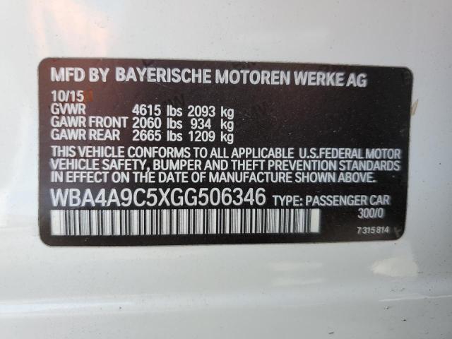 WBA4A9C5XGG506346 BMW 428 I Gran Coupe Sulev