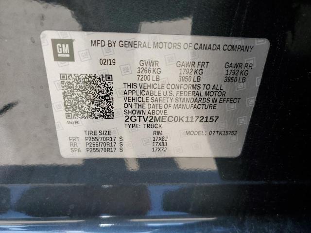 2GTV2MEC0K1172157 GMC Sierra Limited K1500 Sle