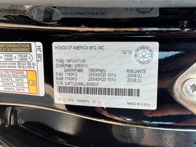 5J8TC2H68LL806603 Acura Rdx A-spec