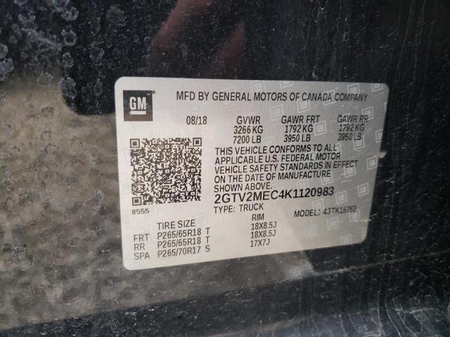 2GTV2MEC4K1120983 GMC Sierra Limited K1500 Sle