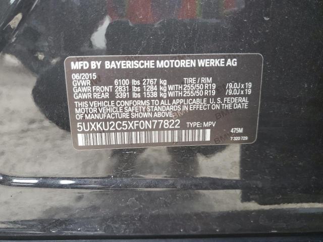 5UXKU2C5XF0N77822 BMW X6 Xdrive35i