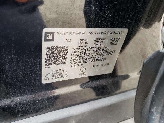 3GKALMEV7KL219703 GMC Terrain Sle