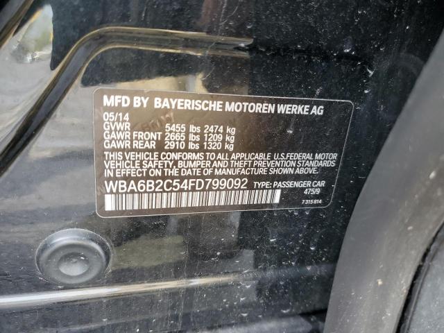WBA6B2C54FD799092 BMW 650 I Gran Coupe