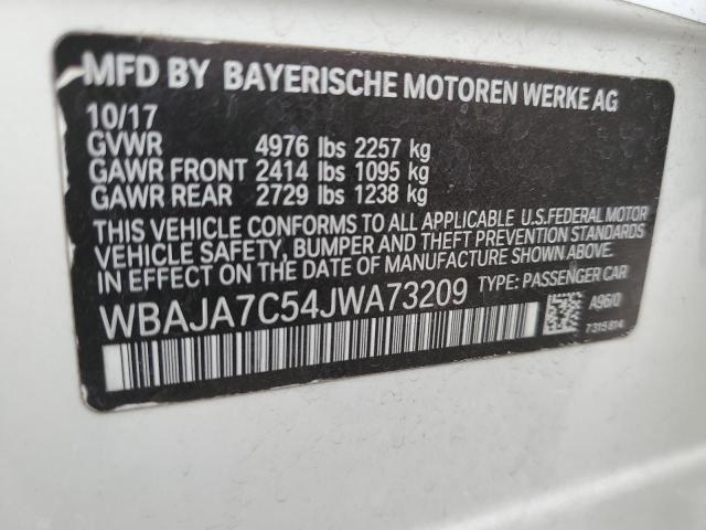 WBAJA7C54JWA73209 BMW 530 XI