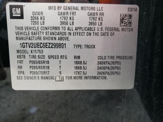 1GTV2UEC6EZ299801 GMC Sierra K1500 Sle