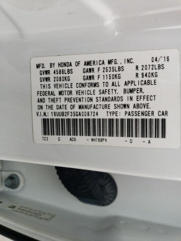 19UUB2F35GA008724 Acura TLX