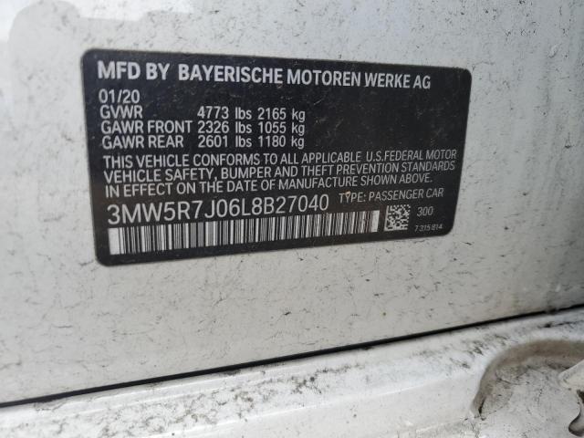 3MW5R7J06L8B27040 BMW 330XI