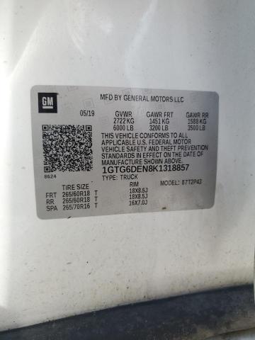 1GTG6DEN8K1318857 GMC CANYON SLT