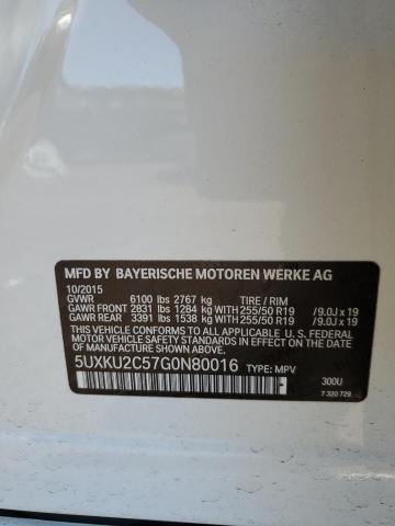 5UXKU2C57G0N80016 BMW X6 Xdrive35i