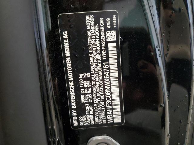 WBAHF3C08NWX64761 BMW Z4 Sdrive30i