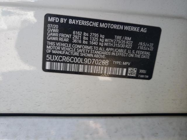 5UXCR6C00L9D70268 BMW X5 Xdrive40i
