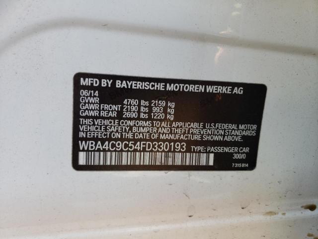 WBA4C9C54FD330193 BMW 428 Xi Gran Coupe Sulev