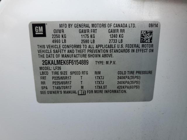 2GKALMEK6F6154889 GMC Terrain Sle