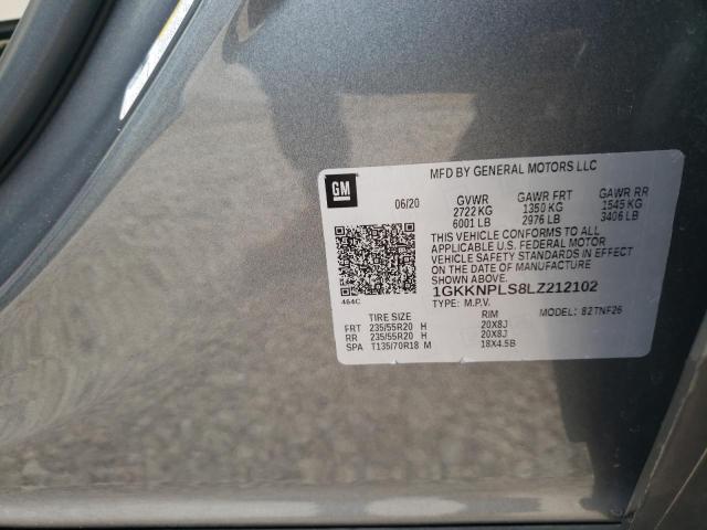 1GKKNPLS8LZ212102 GMC Acadia Denali