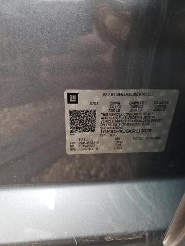 1GKS1HKJ6KR113075 GMC YUKON XL DENALI
