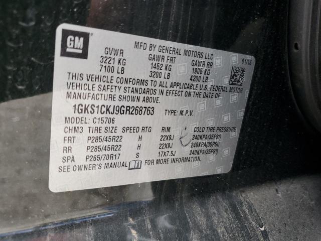 1GKS1CKJ9GR268763 GMC YUKON DENALI
