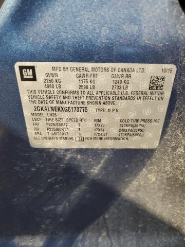 2GKALNEKXG6173775 GMC Terrain Sle