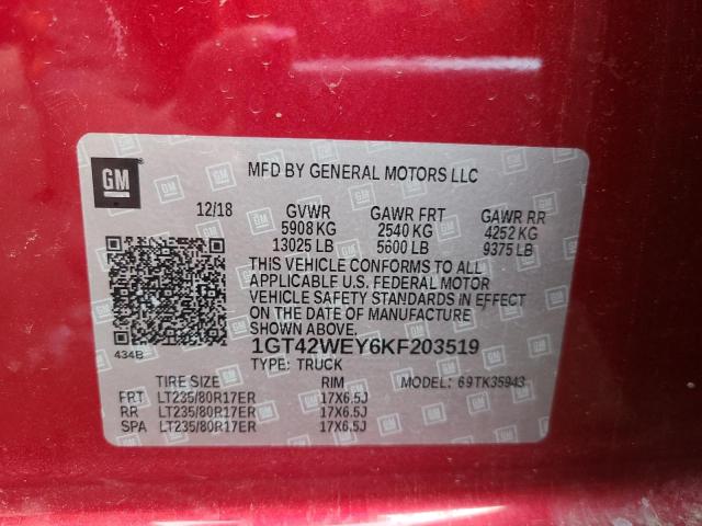 1GT42WEY6KF203519 GMC Sierra K3500 Denali