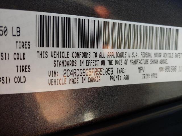 2C4RDGBG5FR551053 Dodge Grand Caravan Se