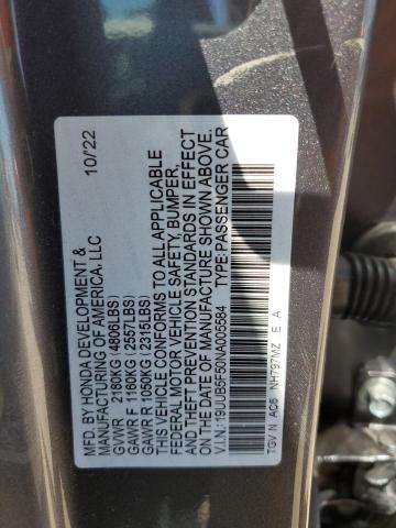 19UUB5F50NA005584 Acura Tlx Tech A