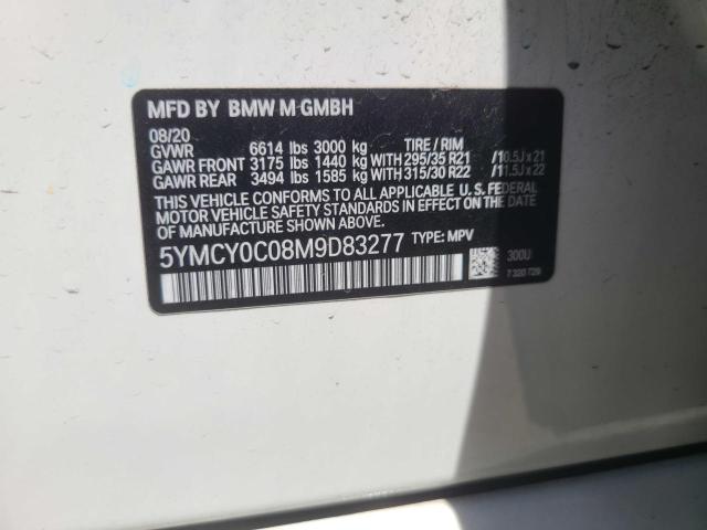 5YMCY0C08M9D83277 BMW X6 M