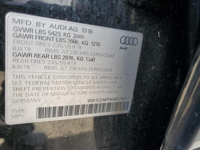 WA1C2AFP4HA073017 Audi Q5 PREMIUM