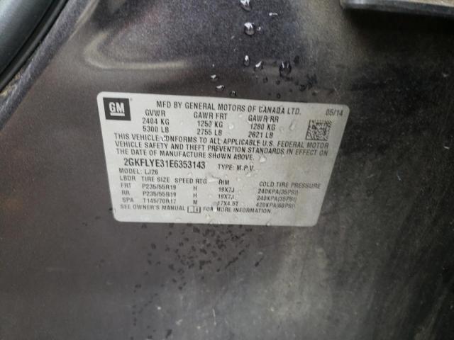 2GKFLYE31E6353143 GMC Terrain Slt