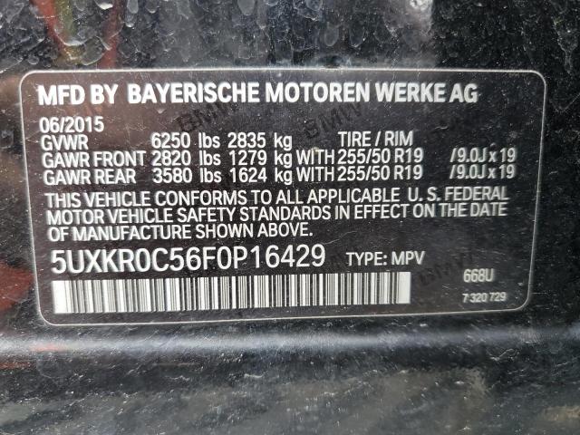 5UXKR0C56F0P16429 BMW X5 Xdrive35i