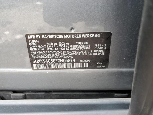 5UXKS4C58F0N05874 BMW X5 Xdrive35d