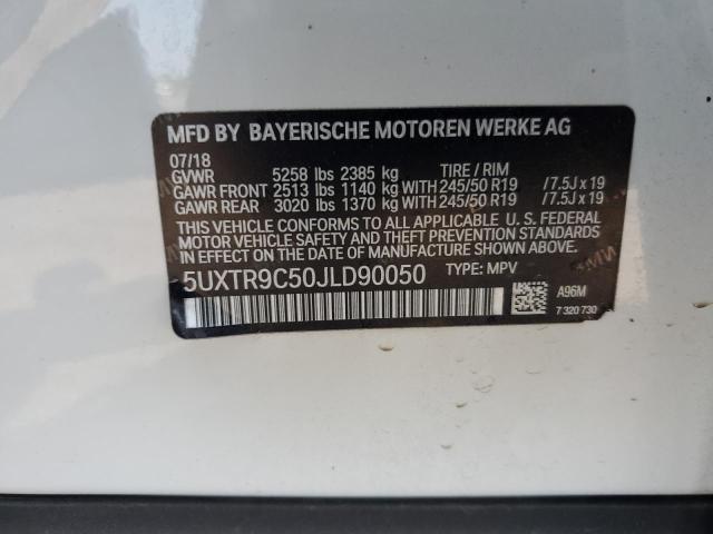 5UXTR9C50JLD90050 BMW X3 Xdrive30i