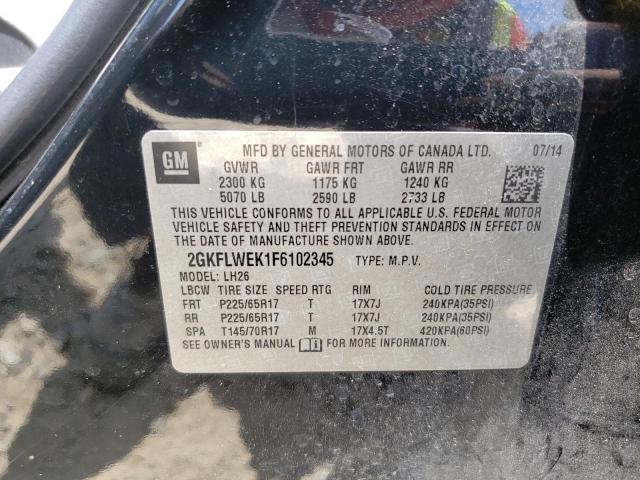 2GKFLWEK1F6102345 GMC Terrain Sle
