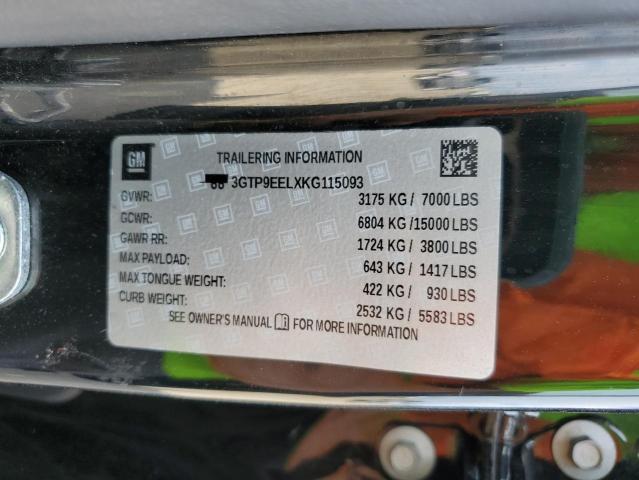 3GTP9EELXKG115093 GMC Sierra K1500 At4