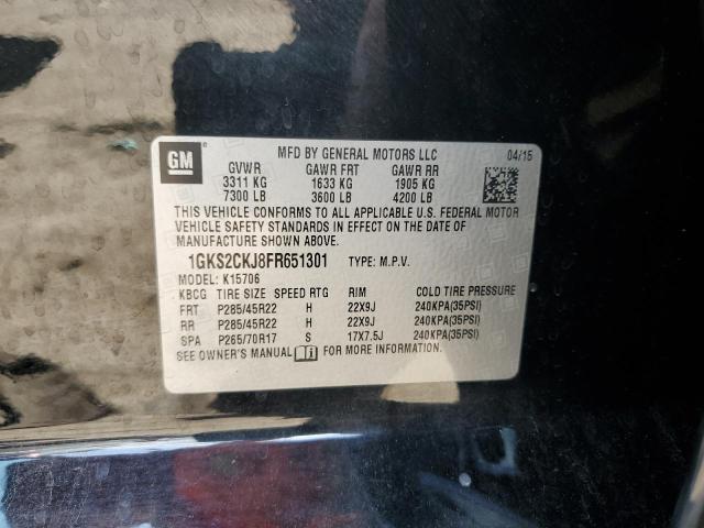 1GKS2CKJ8FR651301 GMC YUKON DENALI