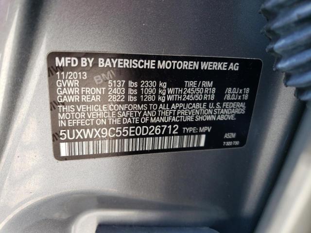 5UXWX9C55E0D26712 BMW X3 Xdrive28i