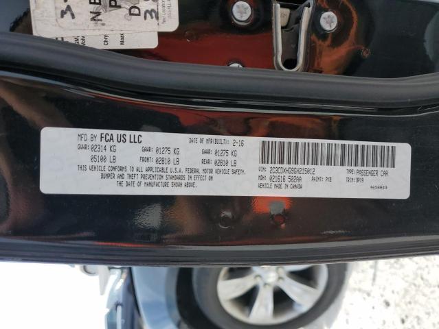 2C3CDXHG9GH215012 Dodge Charger Sxt