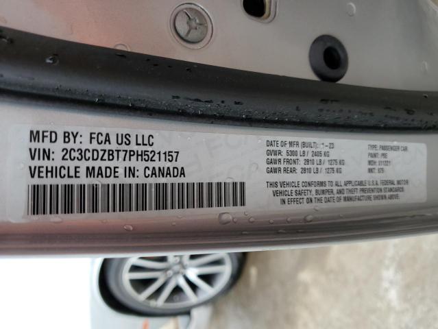 2C3CDZBT7PH521157 Dodge Challenger R/t