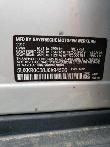 5UXKR0C58J0X94526 BMW X5 Xdrive35i