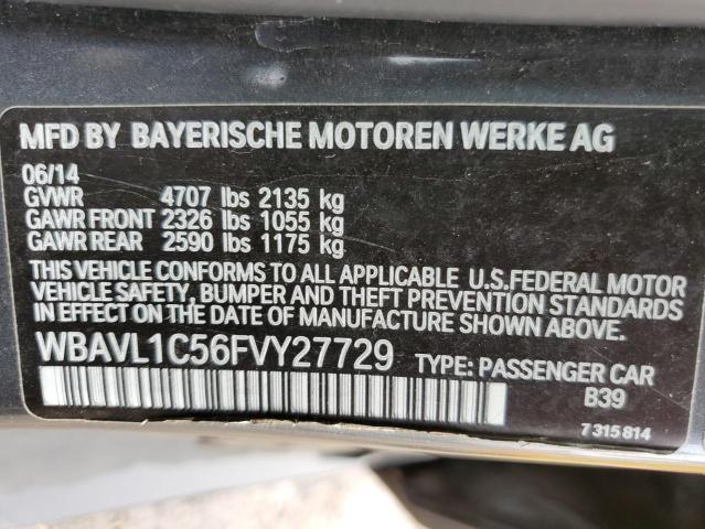 WBAVL1C56FVY27729 BMW X1 Xdrive28i
