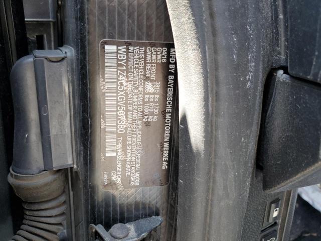 WBY1Z4C5XGV507380 BMW I3 REX
