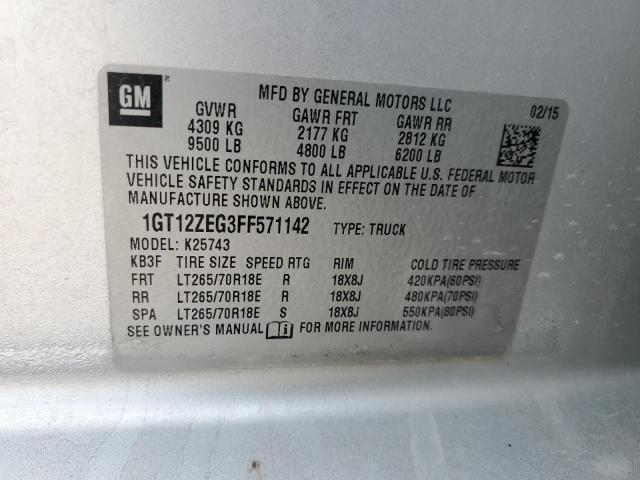 1GT12ZEG3FF571142 GMC Sierra K2500 Slt