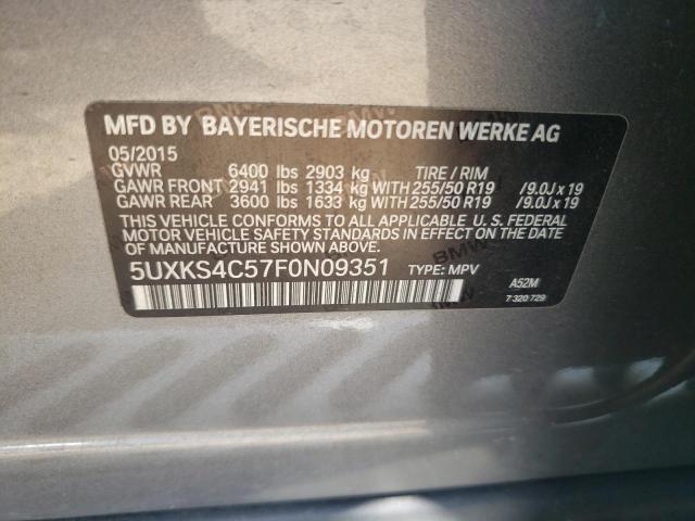 5UXKS4C57F0N09351 BMW X5 Xdrive35d