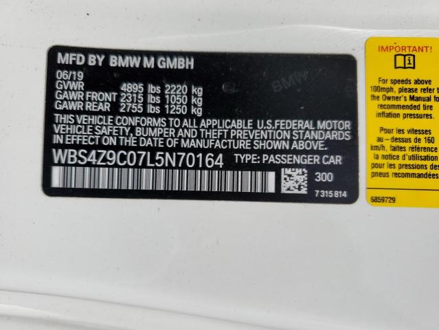 WBS4Z9C07L5N70164 BMW M4