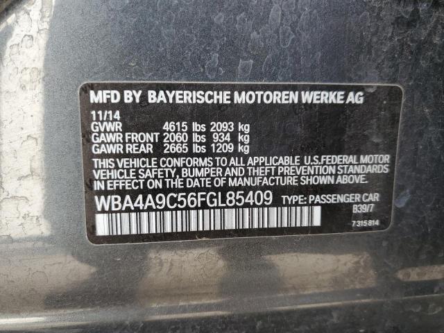 WBA4A9C56FGL85409 BMW 428 I Gran Coupe Sulev