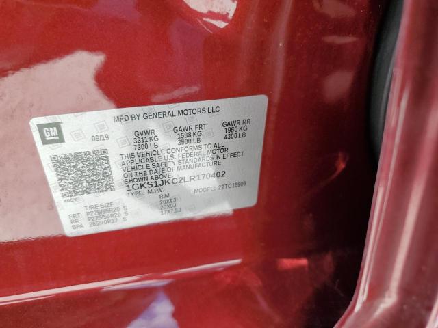 1GKS1JKC2LR170402 GMC Yukon Xl C1500 Slt