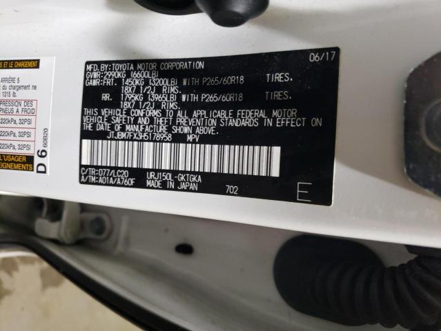 JTJBM7FX3H5178958 Lexus GX 460