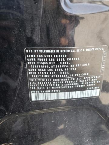 3VV1B7AX1NM176225 Volkswagen TIGUAN S