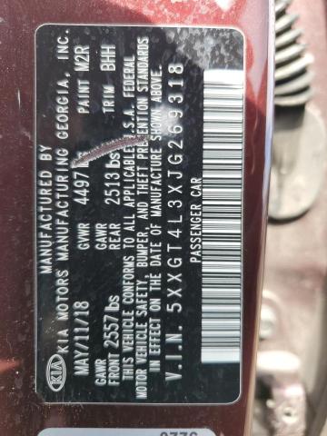 5XXGT4L3XJG269318 KIA Optima Lx