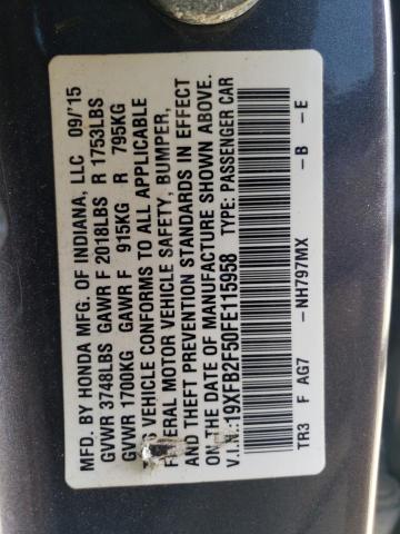 19XFB2F50FE115958 Honda Civic Lx